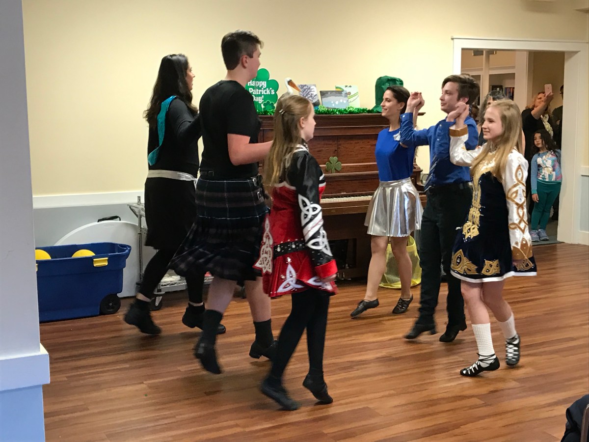 Irish ceili dancing